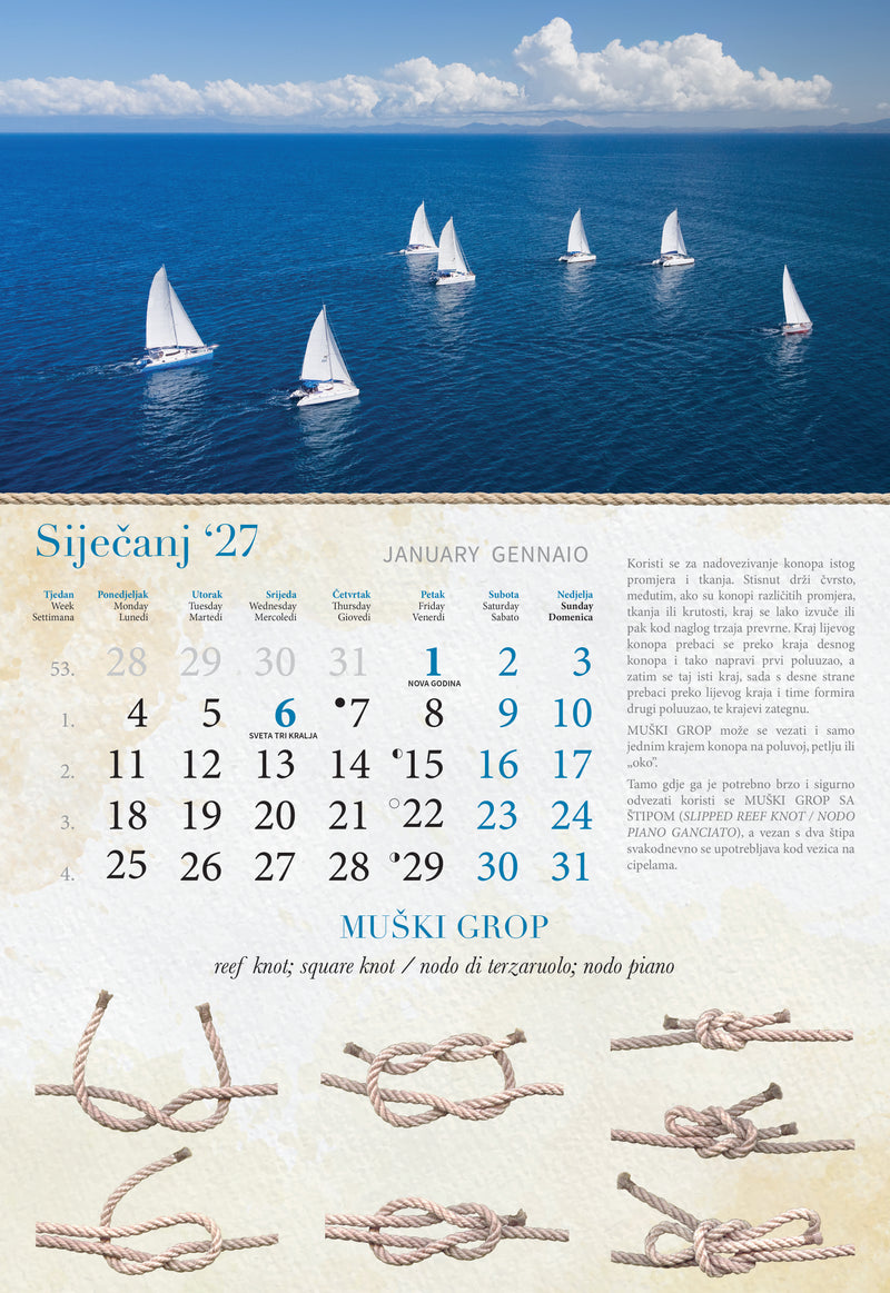 Promotivni zidni kalendar Gropovi
