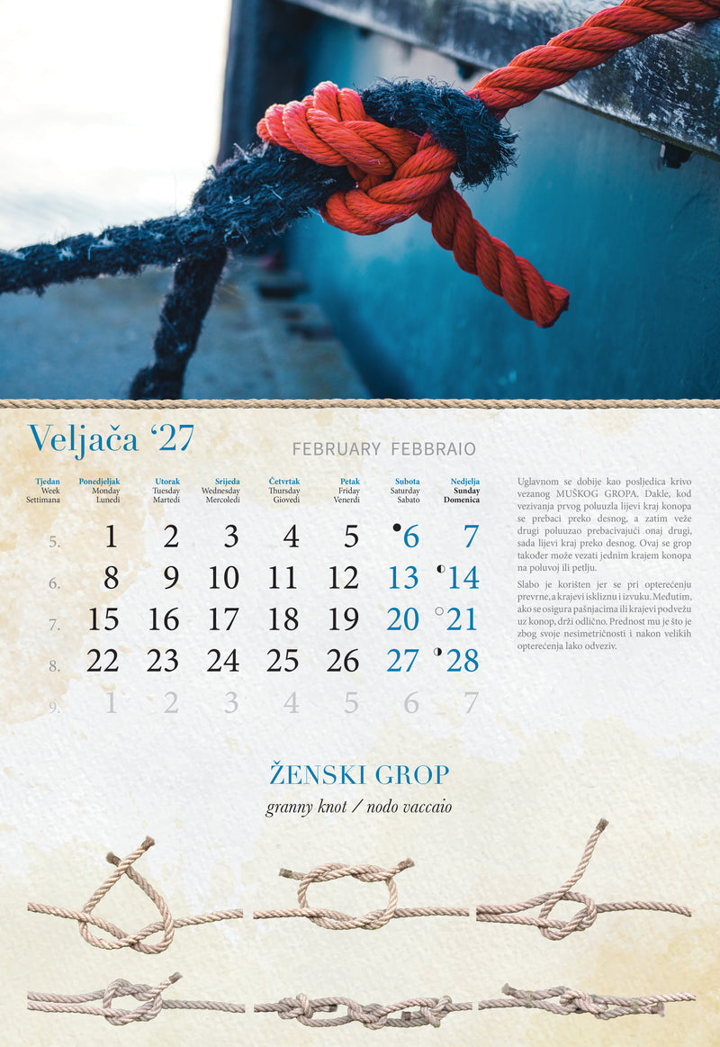 Promotivni zidni kalendar Gropovi