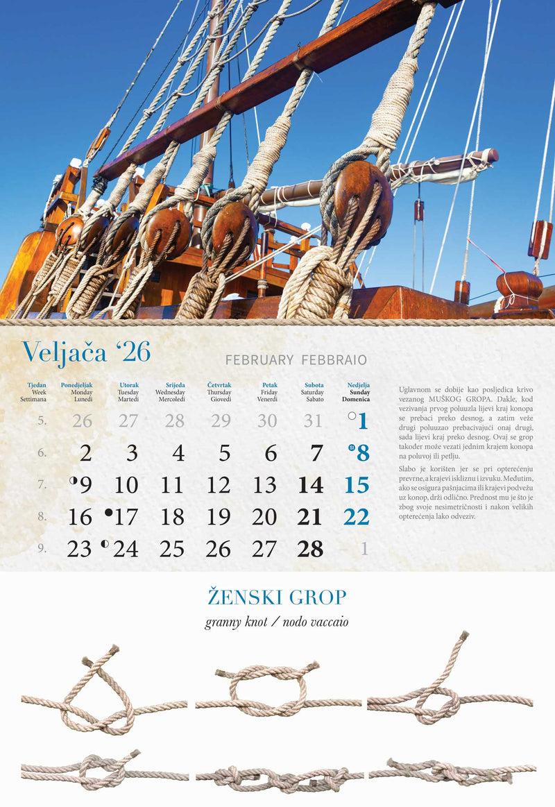 Promotivni zidni kalendar Gropovi