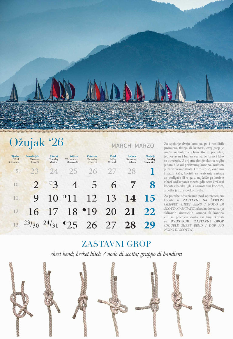 Promotivni zidni kalendar Gropovi