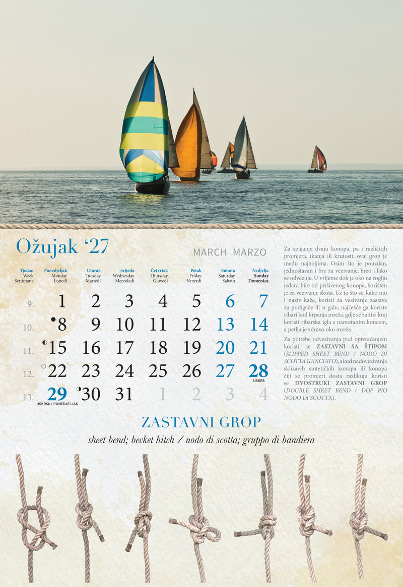 Promotivni zidni kalendar Gropovi