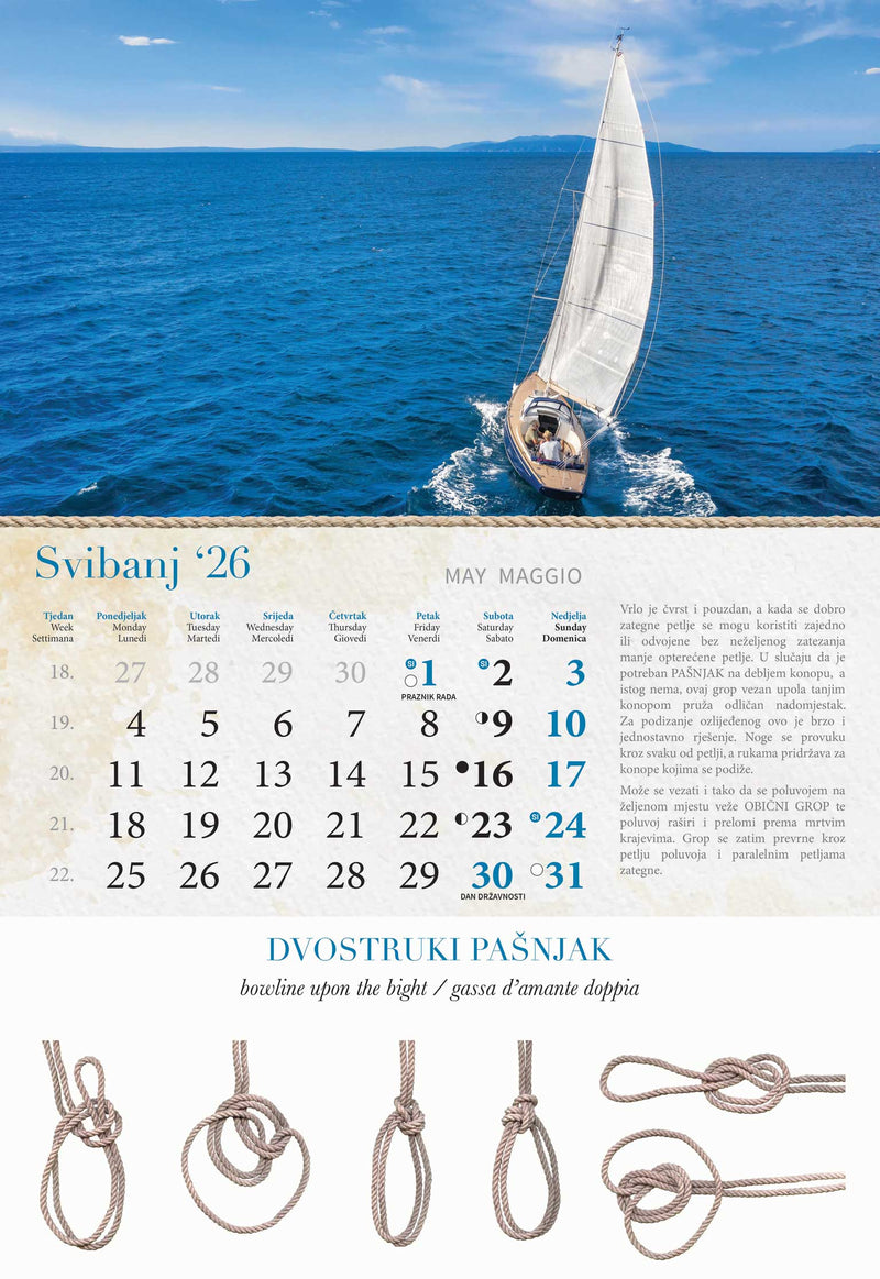 Promotivni zidni kalendar Gropovi