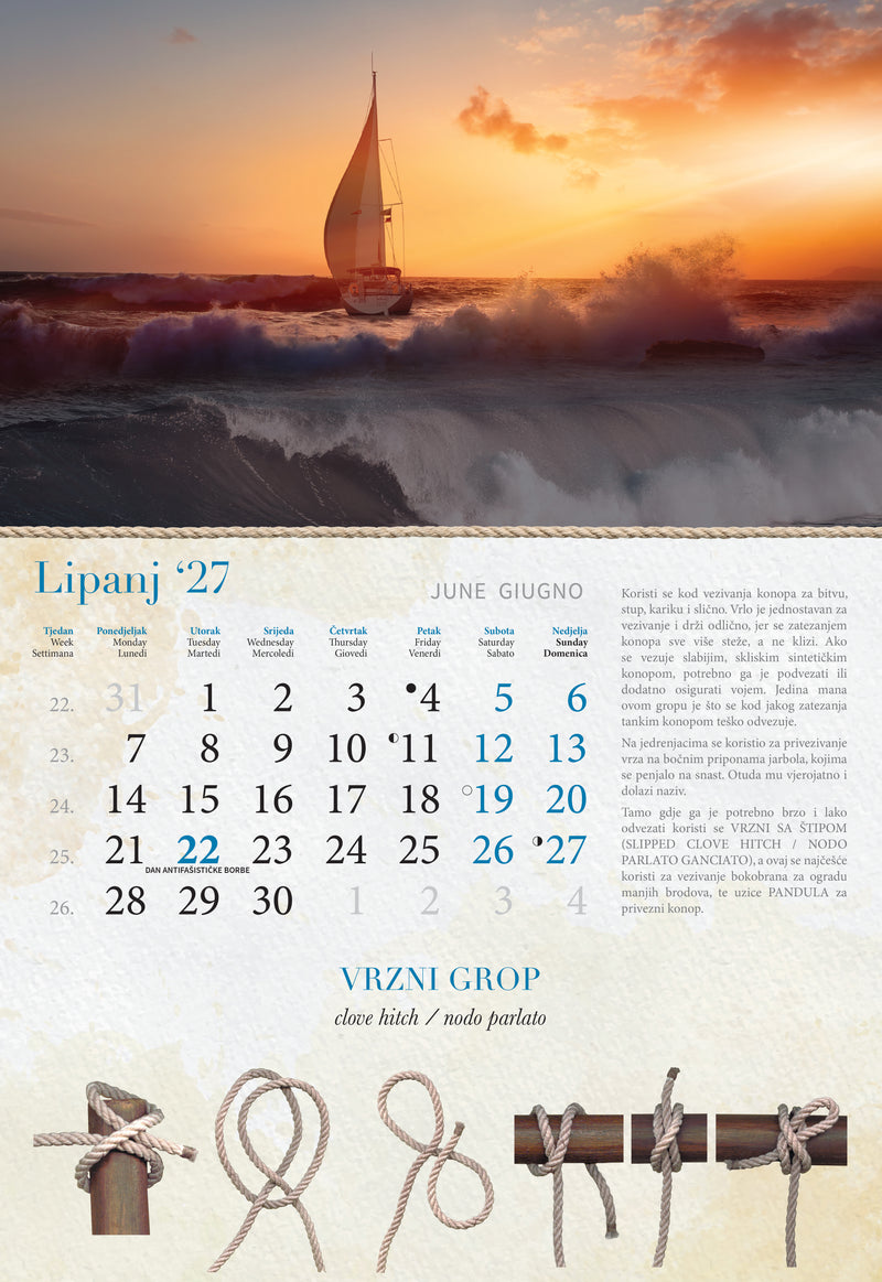 Promotivni zidni kalendar Gropovi