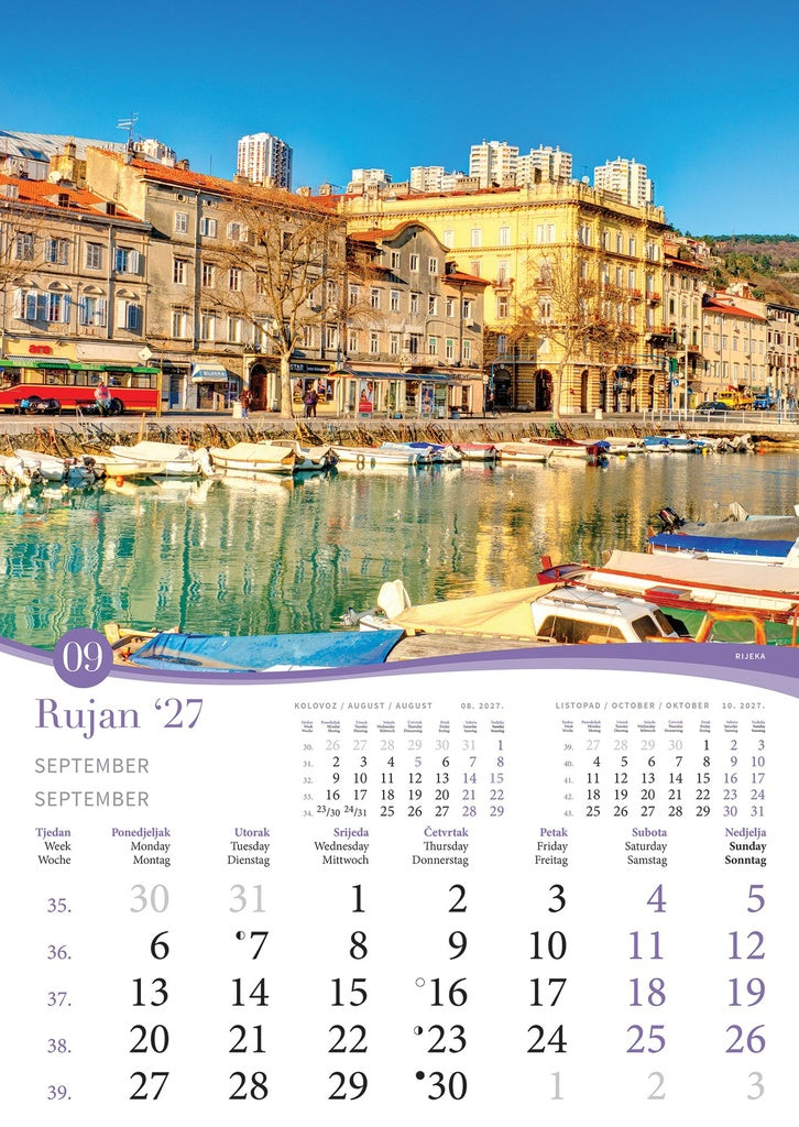 Promotivni zidni kalendar Romantična Hrvatska