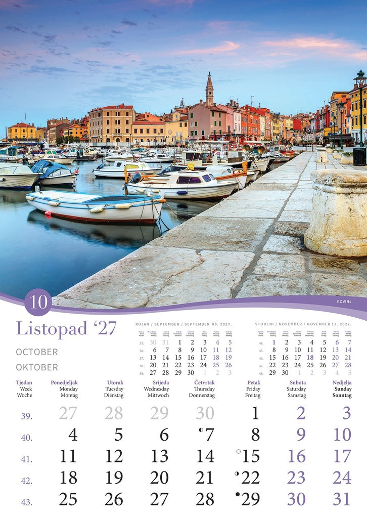 Promotivni zidni kalendar Romantična Hrvatska