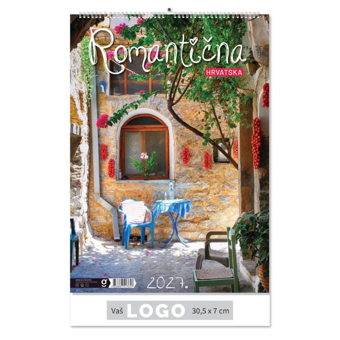 Promotivni zidni kalendar Romantična Hrvatska