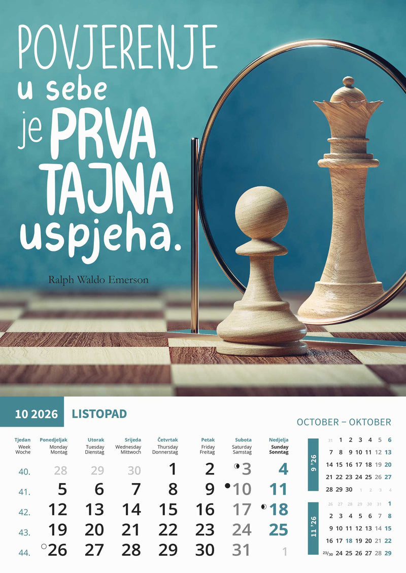 Promotivni zidni kalendar Motivacija