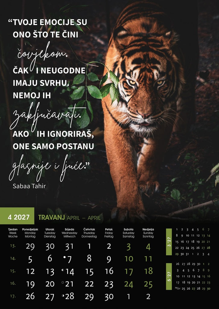 Promotivni zidni kalendar Motivacija