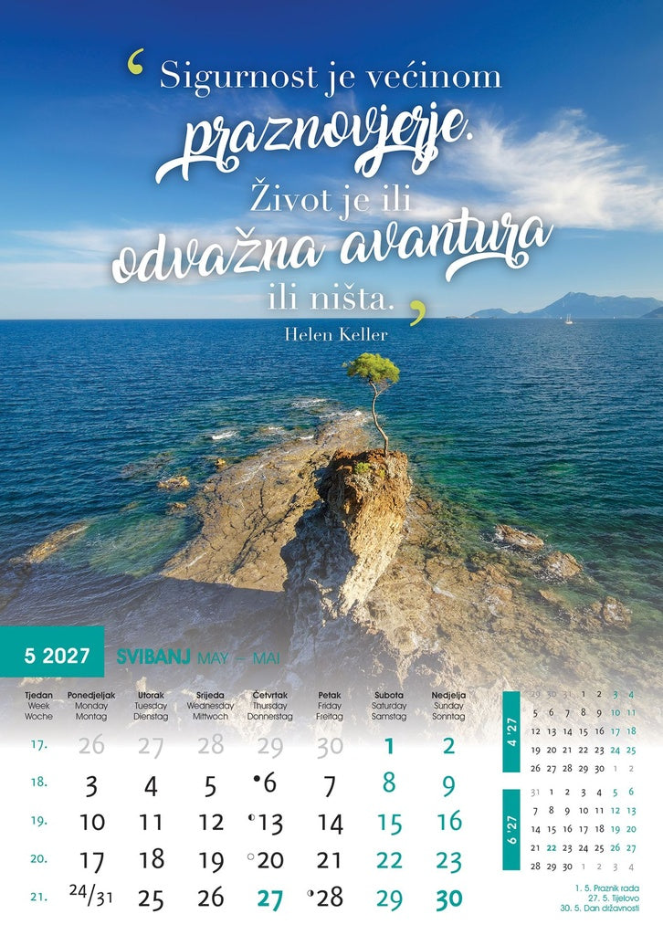 Promotivni zidni kalendar Motivacija