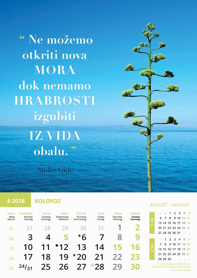Promotivni zidni kalendar Motivacija