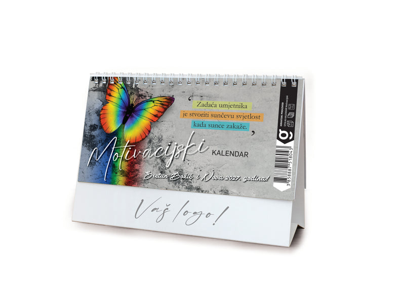 Promotivni stolni kalendar čestitka - motivacijski