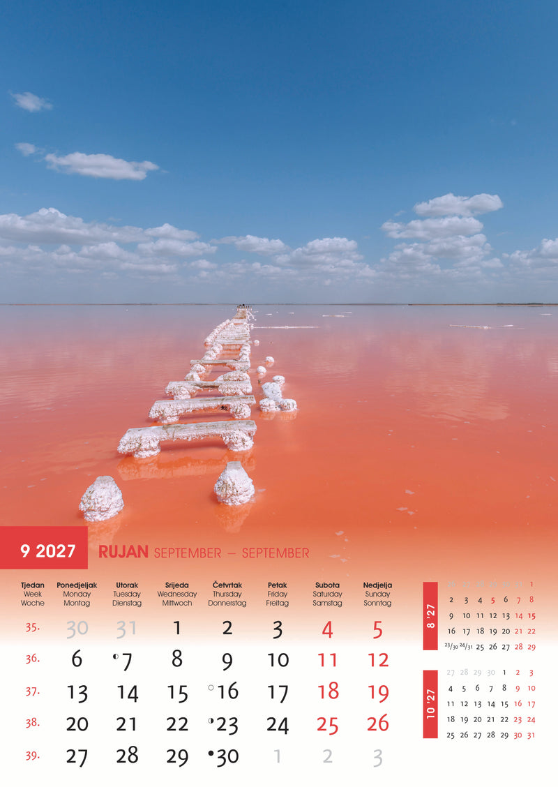 Promotivni zidni kalendar Svijet u boji