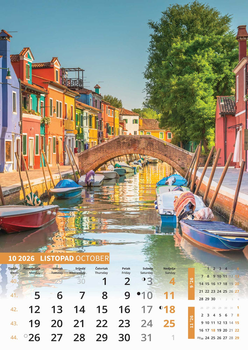 Promotivni zidni kalendar Svijet u boji