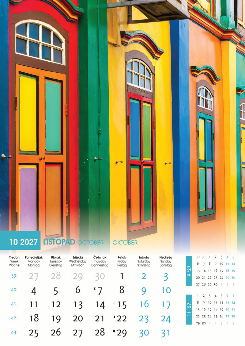 Promotivni zidni kalendar Svijet u boji