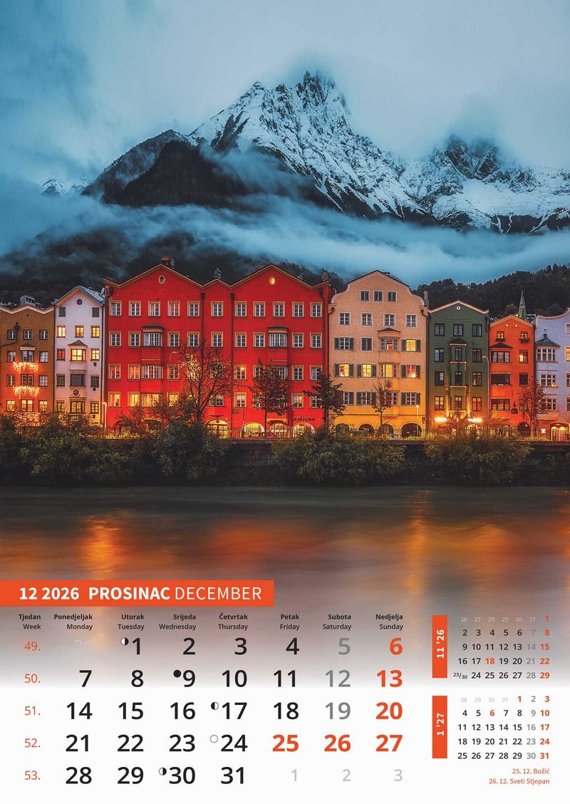 Promotivni zidni kalendar Svijet u boji