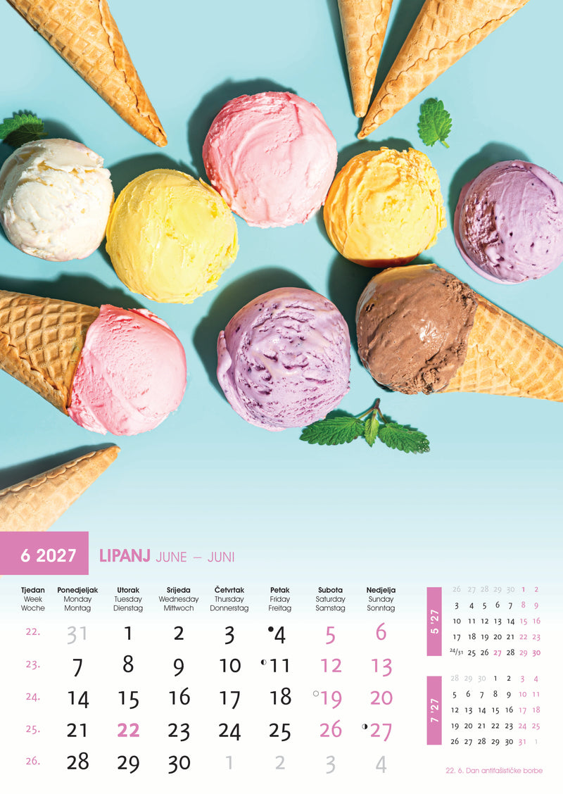 Promotivni zidni kalendar Svijet u boji