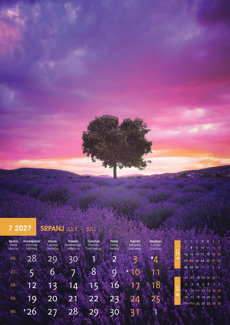 Promotivni zidni kalendar Svijet u boji