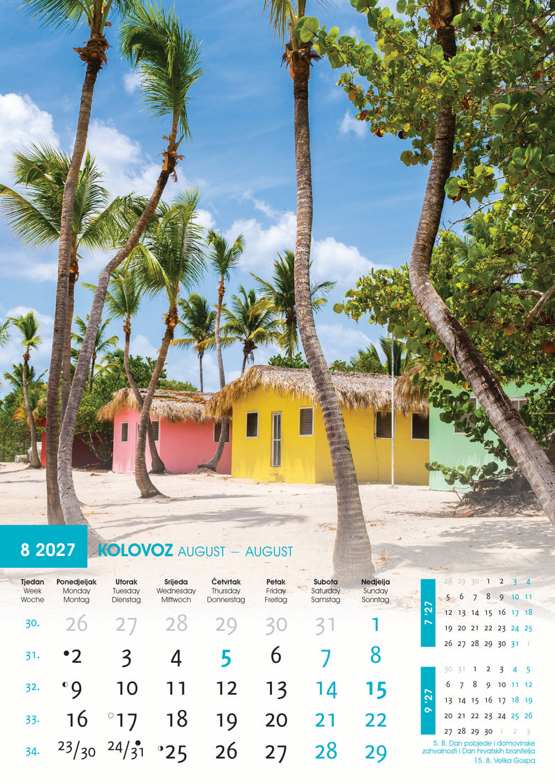 Promotivni zidni kalendar Svijet u boji