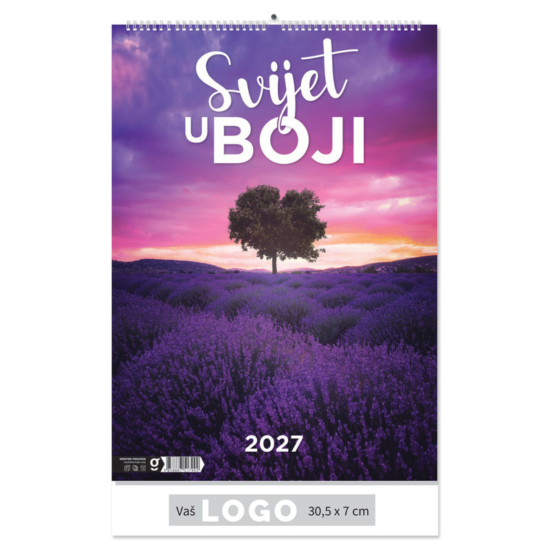 Promotivni zidni kalendar Svijet u boji