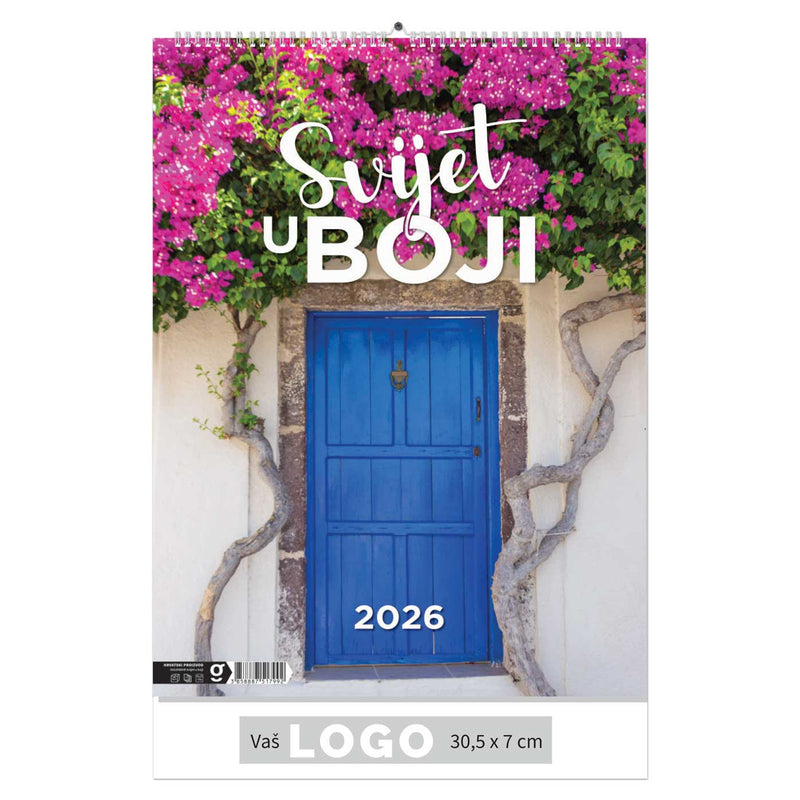 Promotivni zidni kalendar Svijet u boji