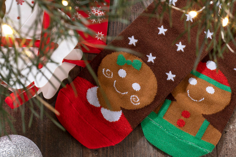 Čarape s božićnim motivima, 2 para