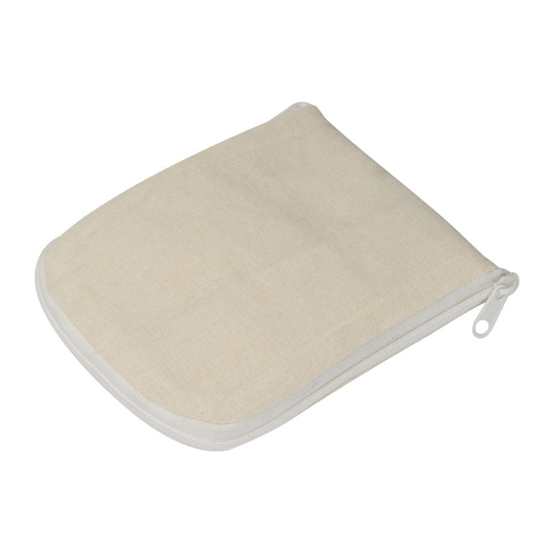 Eko sklopiva torba za kupovinu od pamuka sa sklapanjem patentnim zatvaračem