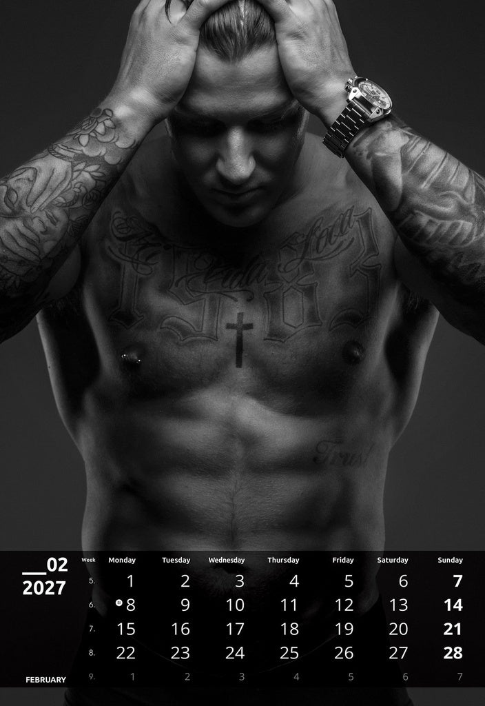 Promotivni zidni kalendar Masculine