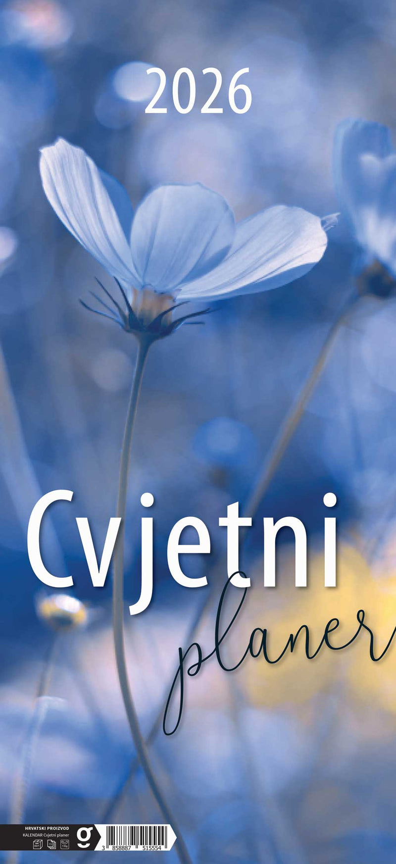 Promotivni zidni kalendar Cvjetni planer