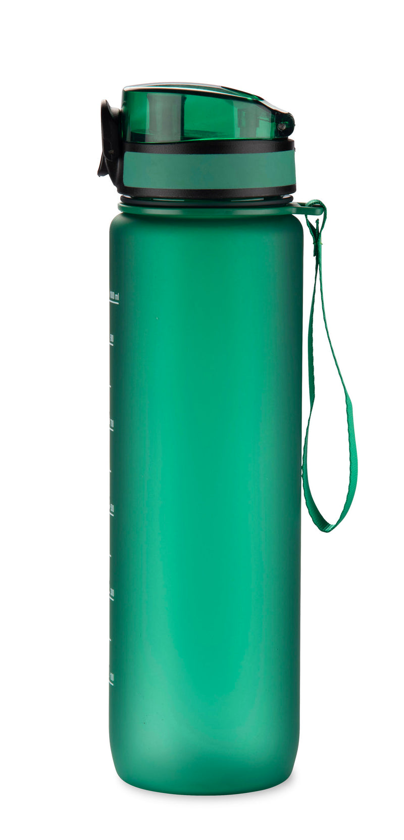 Reklamna sportska motivacijska boca za vodu 1000ml, zelene boje | Poslovni pokloni