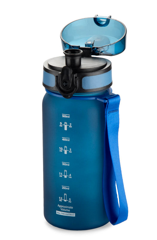 Promotivna sportska boca za vodu 500ml, plave boje | Reklamni pokloni