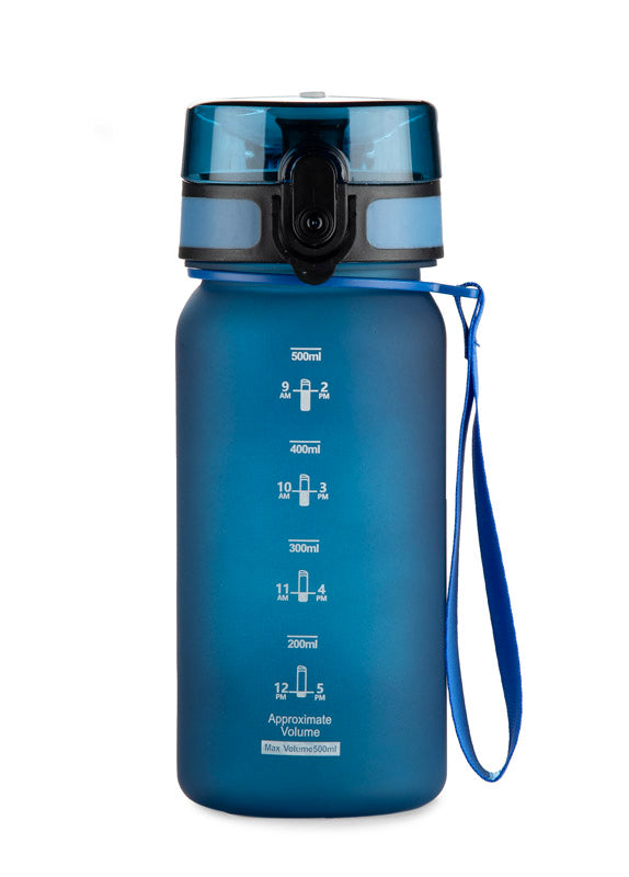 Promotivna sportska boca za vodu 500ml, plave boje | Promidžbeni pokloni