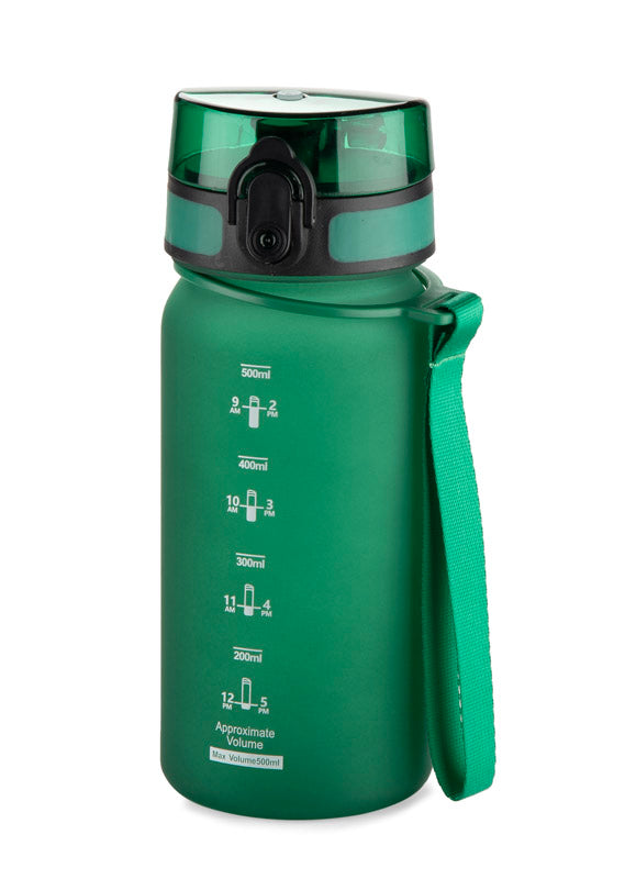 Promotivna sportska boca za vodu 500ml, zelene boje | Poslovni pokloni