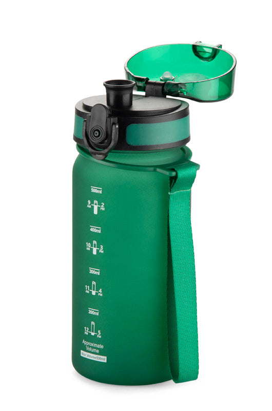 Promotivna sportska boca za vodu 500ml, zelene boje | Reklamni pokloni
