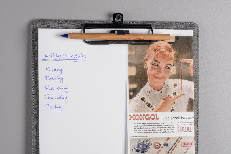 Podložna ploča od recikliranog PET-a s klip kvačicom za A4