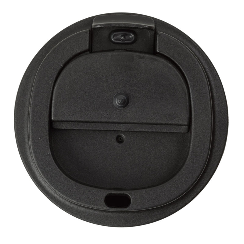 Promo termo šalica od vrhunskog nehrđajućeg čelika, 350ml, crne boje | Poslovni pokloni