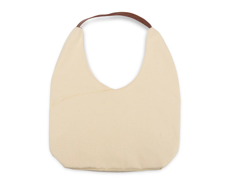 Reklamna pamučna torba u obliku ženske torbice, bež boje | Poslovni pokloni