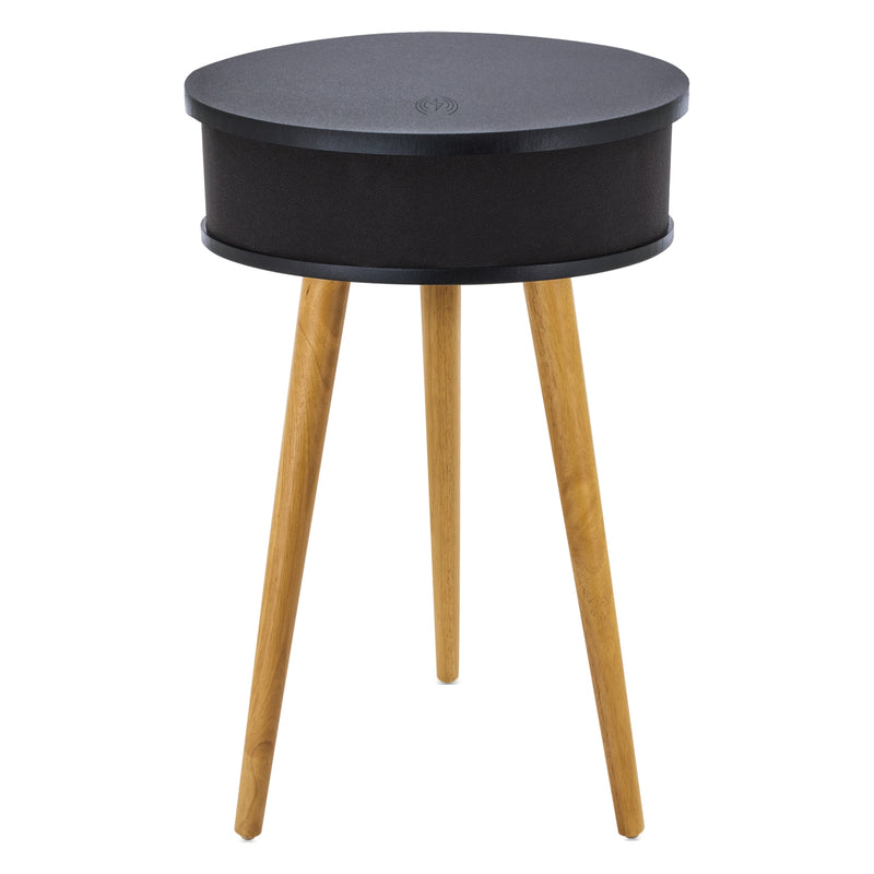 Elegantni stolić za kavu s bežičnim zvučnikom i bežičnim punjačem