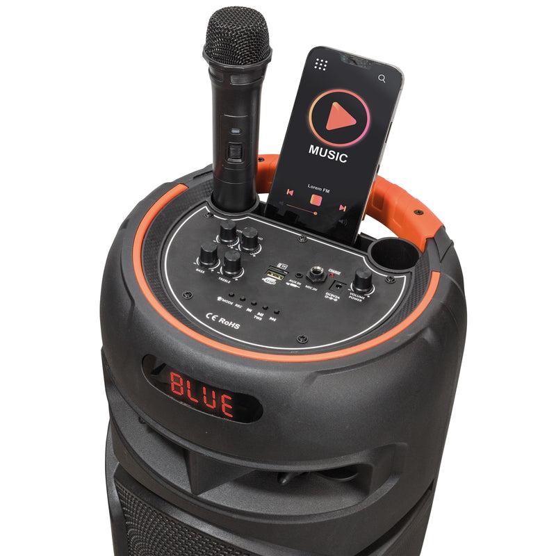 Vrhunski bluetooth zvučnik na kotačima s mikrofonom i daljinskim upravljačem