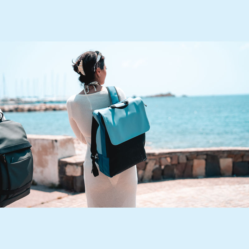 MoLu vodootporan ruksak Saint Gilles, plave boje | Poslovni pokloni | Promidžbeni pokloni