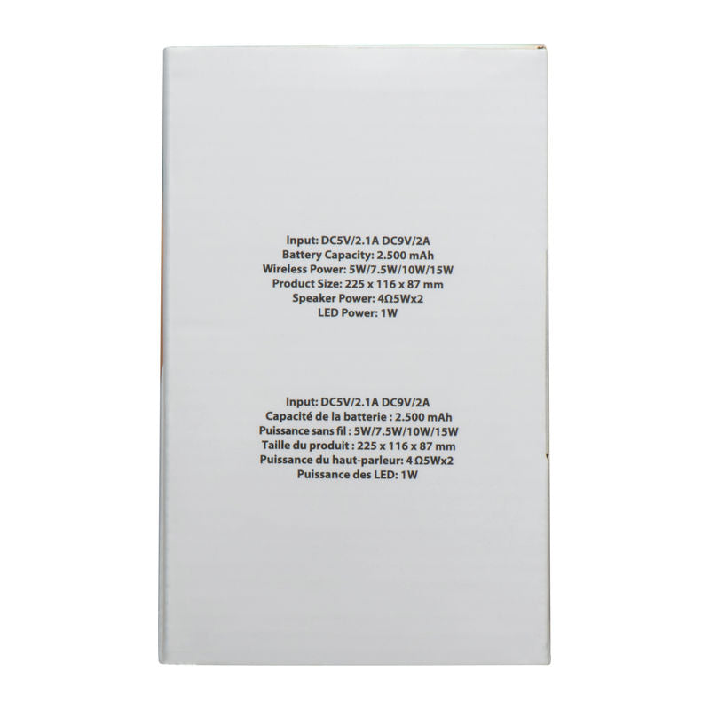 MoLu bežični zvučnik Limassol 2,000 mAh