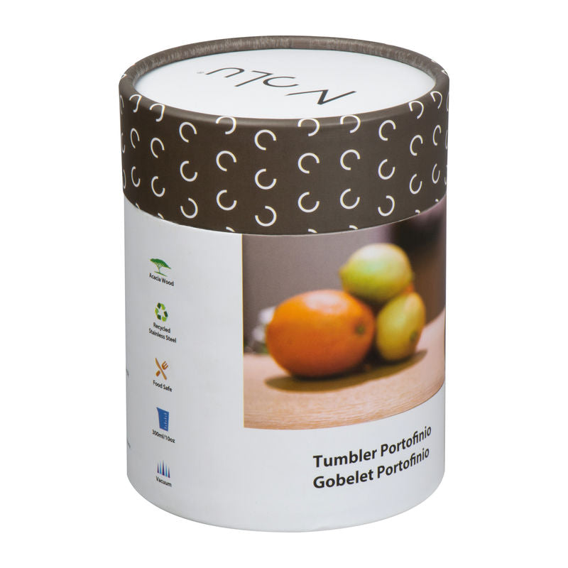 Reklamna MoLu putna šalica Portofino od nehrđajućeg čelika, 300ml, poklon kutija | Poslovni pokloni