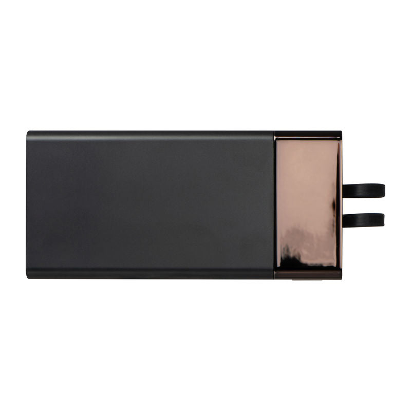 Promotivna MoLu prijenosna baterija Marbella 20,000 mAh, crne boje | Promidžbeni pokloni