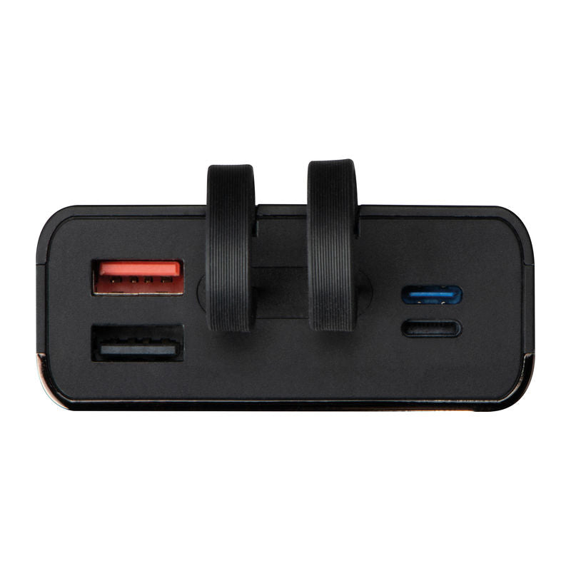 Reklamna MoLu prijenosna baterija Marbella 20,000 mAh, crne boje | Promotivni pokloni