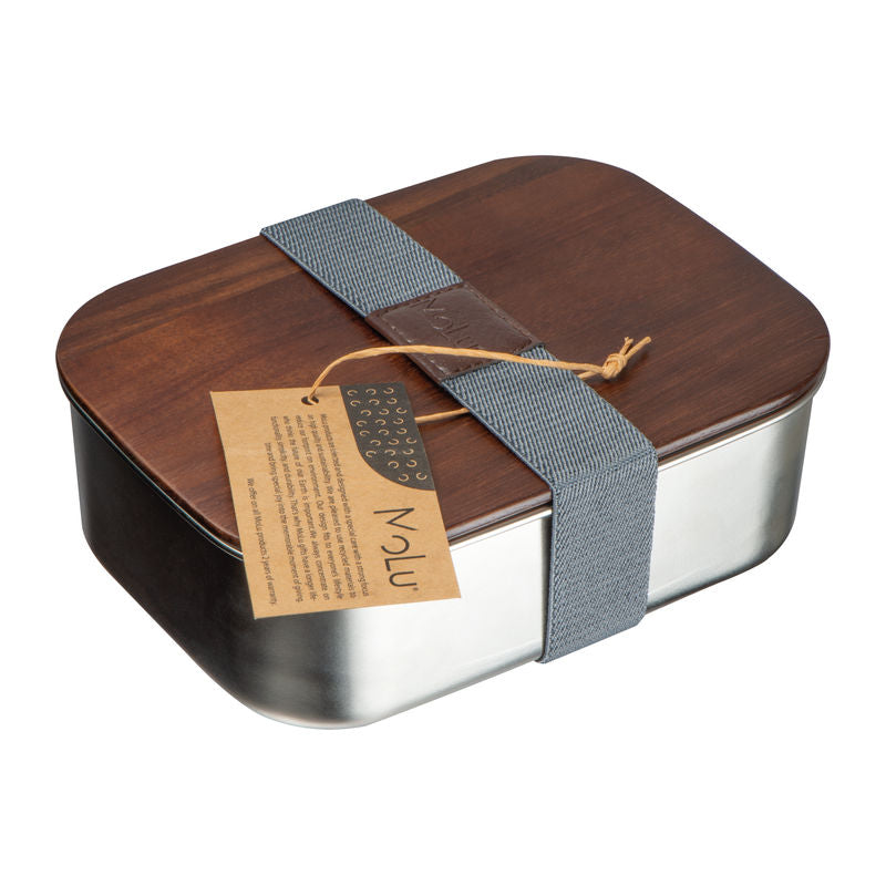 Promotivna kutija za ručak Port Banús (MoLu), 1000ml, srebrne boje | Poslovni pokloni