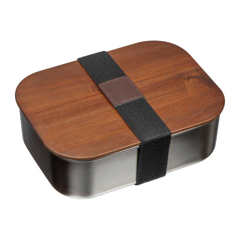 Promotivna kutija za ručak Port Banús (MoLu), 1000ml, srebrne boje | Reklamni pokloni