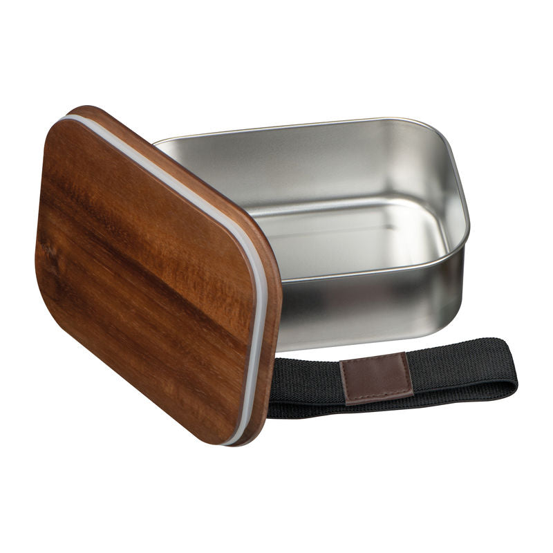 Promotivna kutija za ručak Port Banús (MoLu), 1000ml, srebrne boje | Promidžbeni pokloni