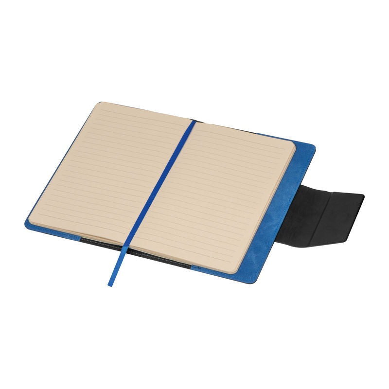 Notes A5 od recikliranog PU s magnetskim zatvaranjem i elastičnom gumicom za olovku