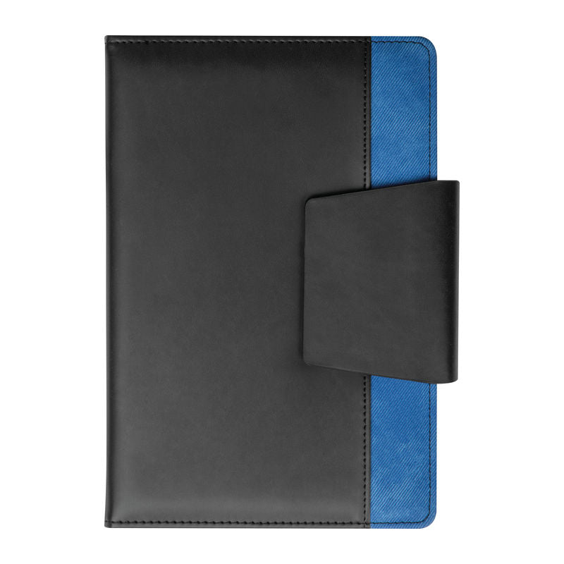 Notes A5 od recikliranog PU s magnetskim zatvaranjem i elastičnom gumicom za olovku