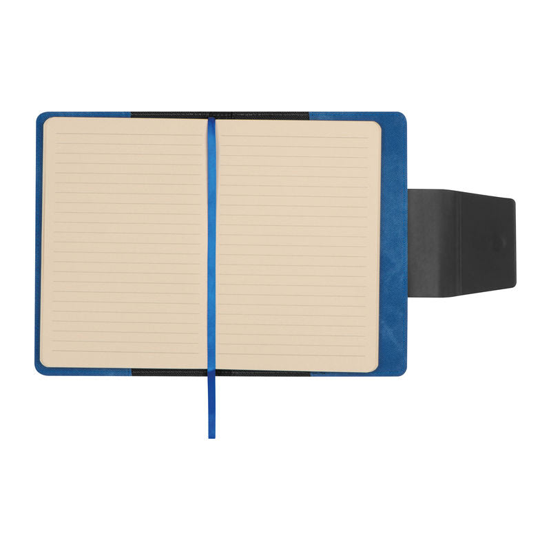 Notes A5 od recikliranog PU s magnetskim zatvaranjem i elastičnom gumicom za olovku