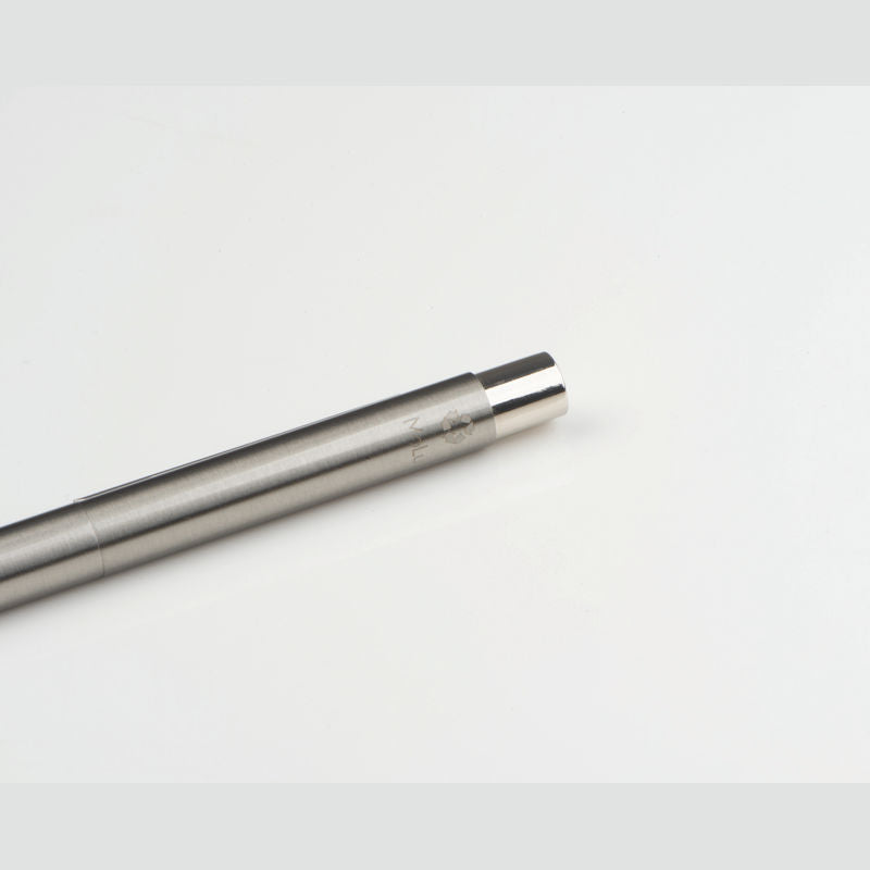 Promotivni kemijska olovka od nehrđajućeg čelika Cape Coral (MoLu), srebrne boje | Promo pokloni